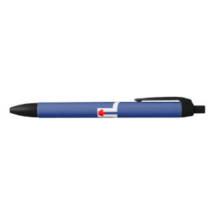 City Flag of Toronto (Canada) Black Ink Pen