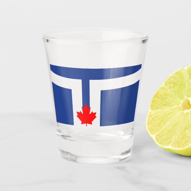 City Flag of Toronto (Canada) Shot Glass (Front)