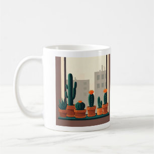 City gardener cactus mug