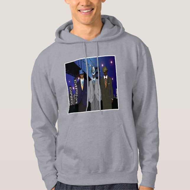 "City Gents" Nightlife Elegance Hoodie (Front)