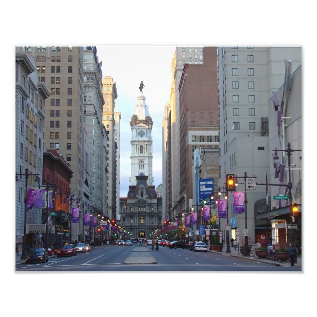 City Hall, Avenue of the Arts, Phila, PA Photo Print (Front)