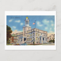 City Hall in Newport, Rhode Island, Vintage Travel
