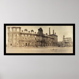 City Hall Rheims Photo 1919 Poster