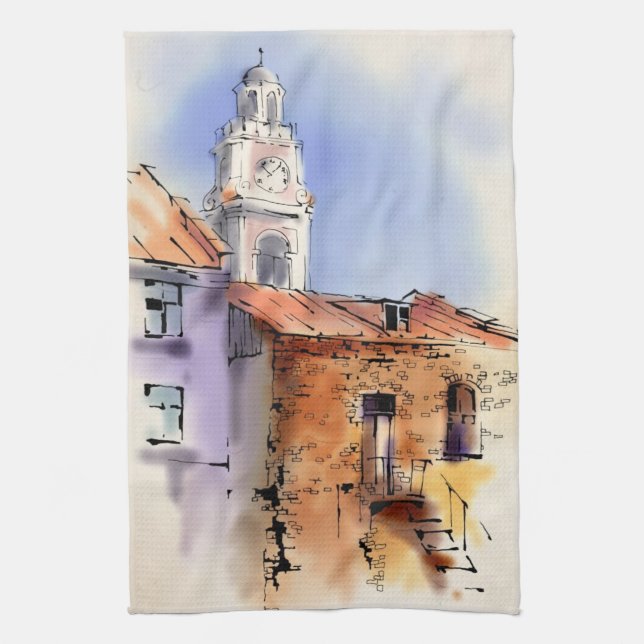 City Hall Tea Towel (Vertical)