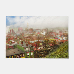 City - I can see my house from here 1915 Doormat