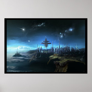 City In The Clouds Poster