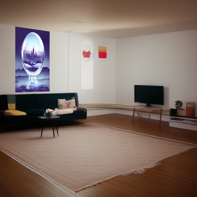 City inside a glass bubble | AI Art Poster (Creator Uploaded)