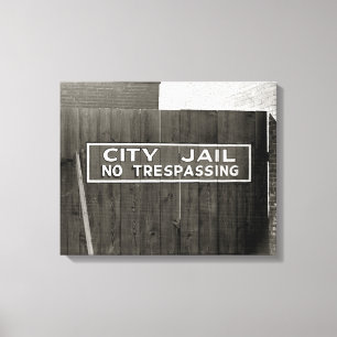 City Jail, 1939 Canvas Print