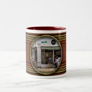 City - Kingston NY - Duo Bistro Two-Tone Coffee Mug