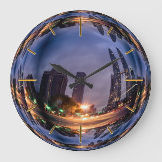 City Lights 1 Numeral Options Wall Clocks