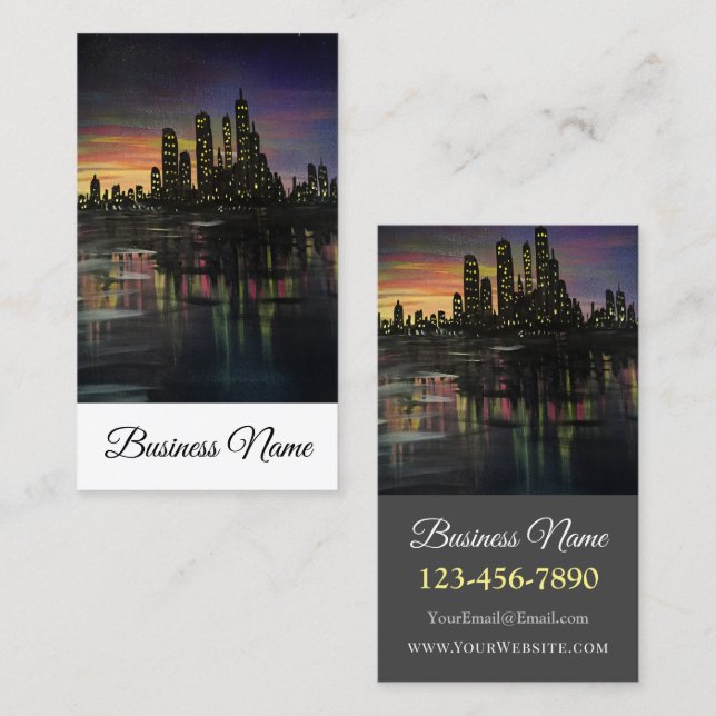 City Lights Business Card (Front/Back)