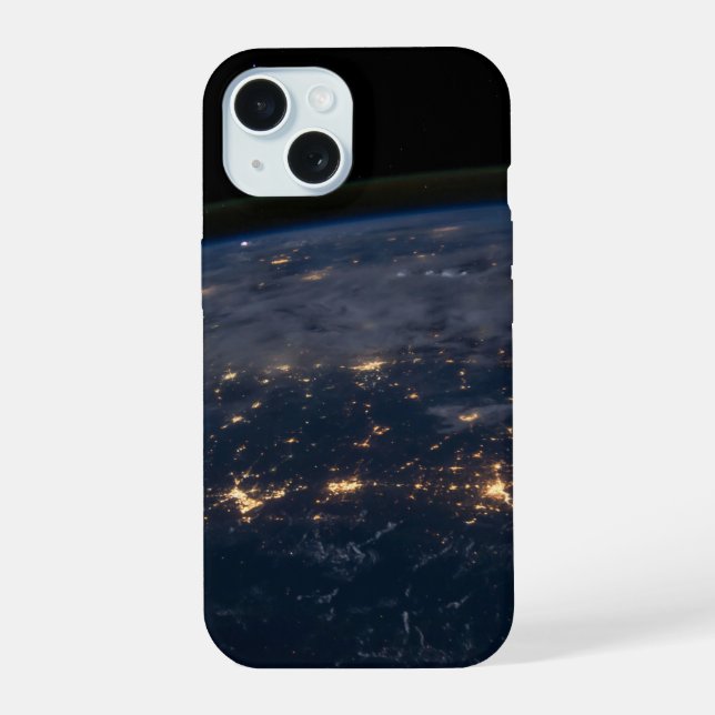 City Lights Of The Southern United States. iPhone 15 Case (Back)