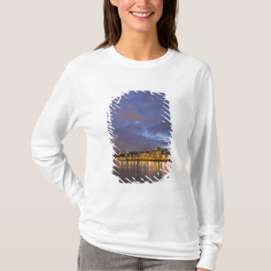 City lights reflected in the Willamette river T-Shirt