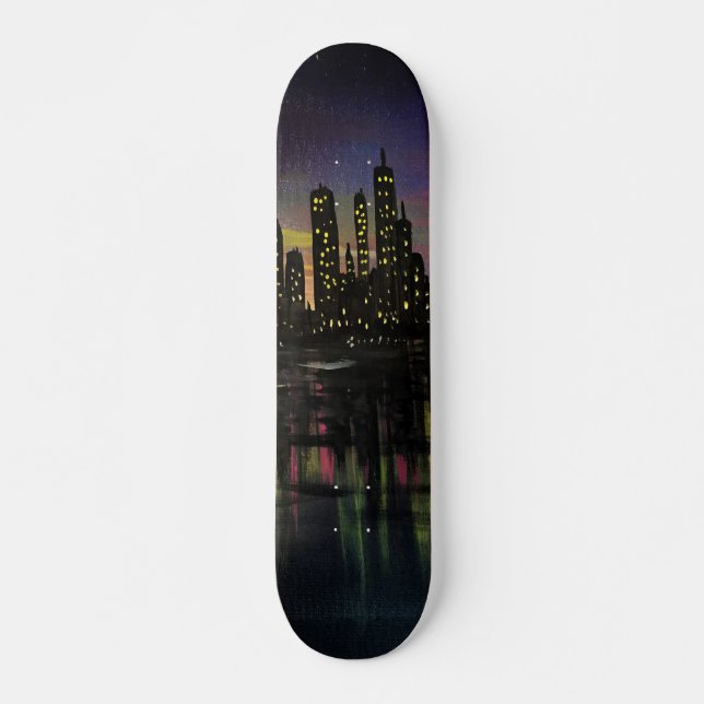 City Lights Skateboard (Front)