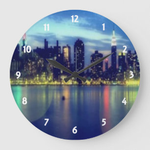 City Lights Wall Clock