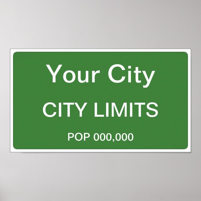 City  Limits Sign Template (Front)