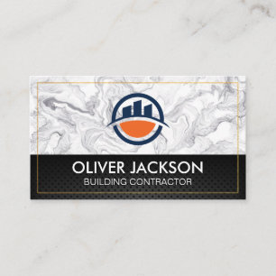 City Logo Simple Clean Business Card