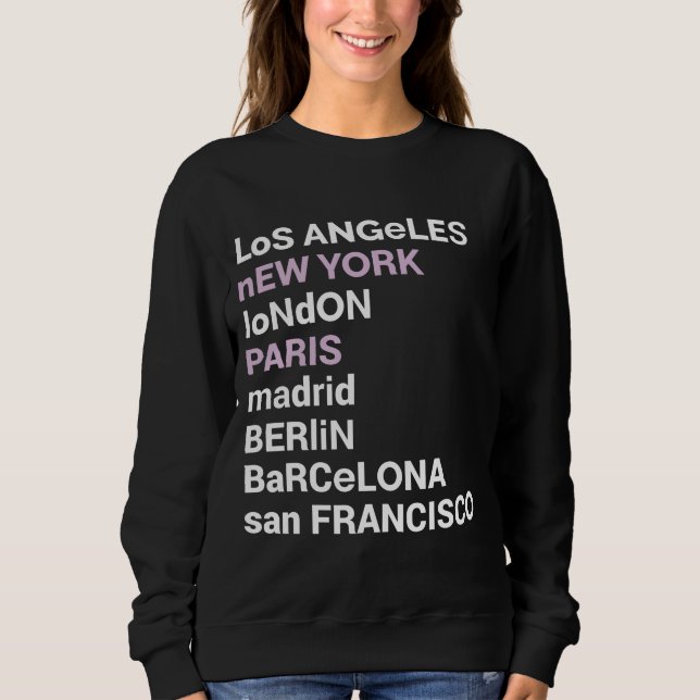 City Love - City List Los Angeles  Sweatshirt (Front)