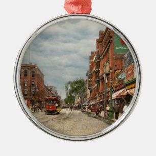 City - Lowell MA - A dam good company 1908 Metal Tree Decoration