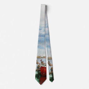 City - Mackinac Island MI - Nautical dude 1906 Tie