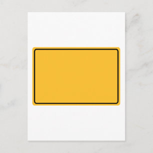 city map for your own text postcard