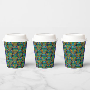 City Menorah Paper Cups