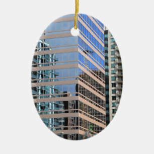 City Modern Architecture Ceramic Tree Decoration