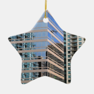 City Modern Architecture Ceramic Tree Decoration