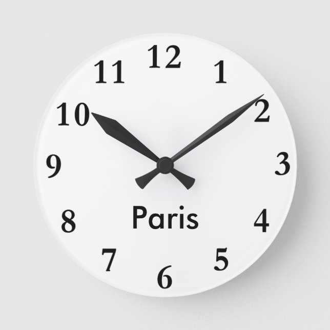 City Name Clock (Front)