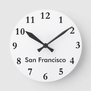 City Name Clock Template