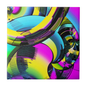 City Neon Lights Tile