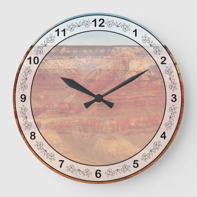 City - Nevada - The Grand Canyon Large Clock (Front)