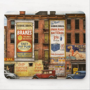 City - New York NY - Elite lunch bar 1938 Mouse Pad