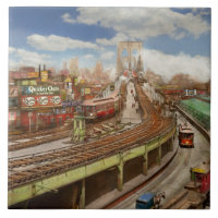 City - New York - The Brooklyn bridge from 1903