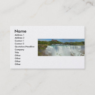 City - Niagara NY - The American Falls at Niagara Business Card