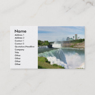 City - Niagara NY - The Ontario Skyline Business Card