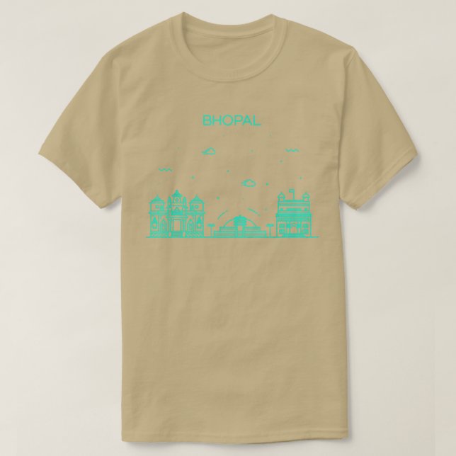 City Night Bhopal  T-Shirt (Design Front)