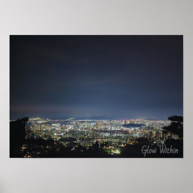 City Night Lights Poster (Front)