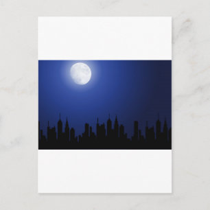 CITY NIGHT POSTCARD