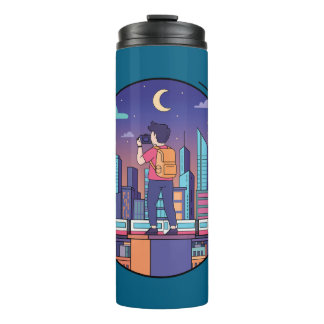 City Night Traveler Thermal Tumbler
