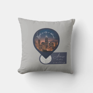 City Nights Conceal What Maps Can’t Reveal Cushion