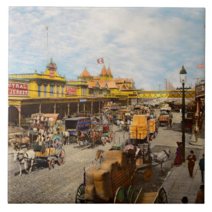 City - NY - A hundred some years ago 1900 Tile