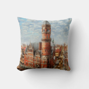 City - NY - Jefferson Market Court House 1905 Cushion