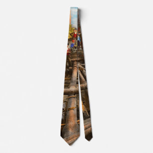 City - NY - Pipe maze 1891 Tie