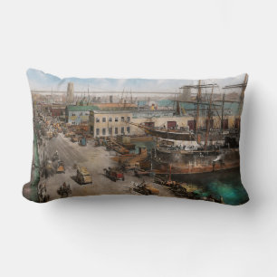City - NY - South Street Seaport - 1901 Lumbar Cushion