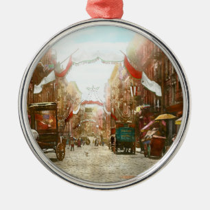 City - NY - The Feast of San Genero 1908 Metal Tree Decoration