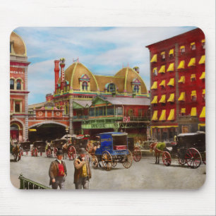 City - NY - The Grand Central Depot 1890 Mouse Pad