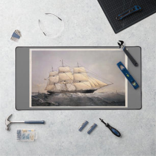 City of Adelaide Clipper ship 1800s Desk Mat