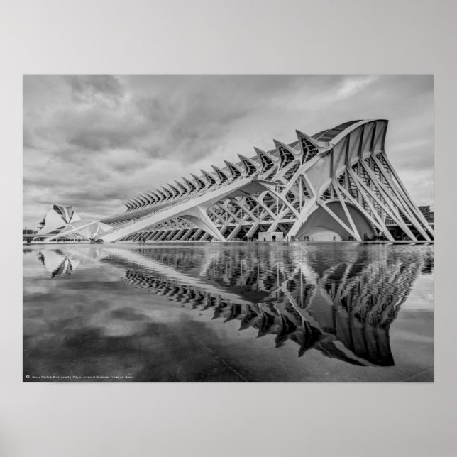 City of Arts and Sciences - Valencia, Spain Poster (Front)