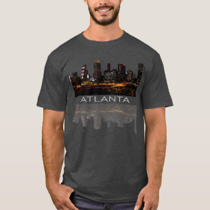 City of Atlanta Nightlife Georgia Skyline Cityscap T-Shirt